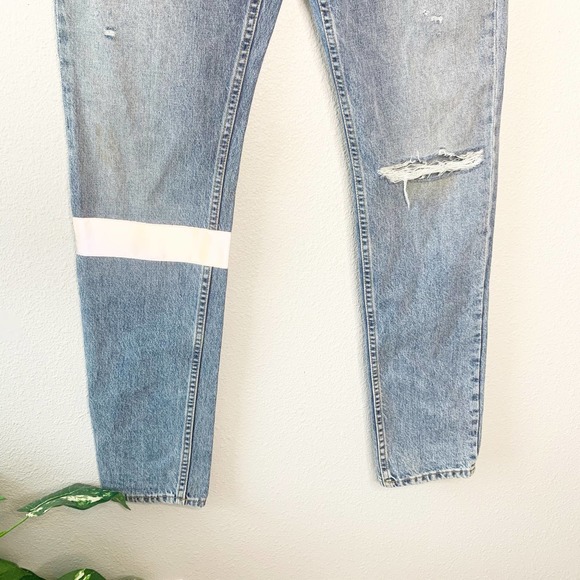 Hudson Light Wash Button Fly Blue Axl Skinny Fit Jeans 34 NWT - Picture 3 of 10